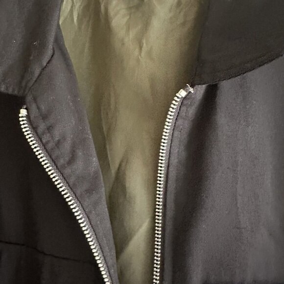 Five Four Los Angeles Mens Black‎ Jacket Coat Size Medium - Picture 4 of 9